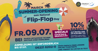 Summer-Opening zum National Flip-Flop Day